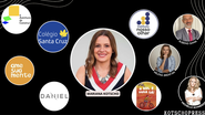 A jornalista Mariana Kotscho e clientes kotschopress - divulgação